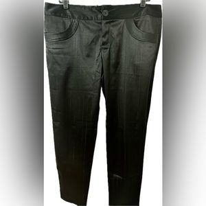 Black Satin Pants by G by Guess